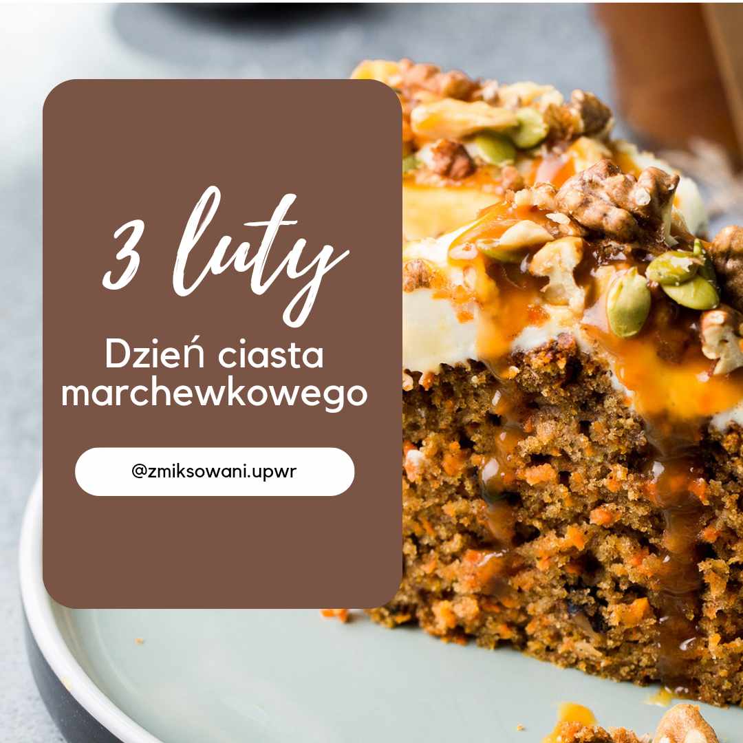 3 luty – Dzień ciasta marchewkowego