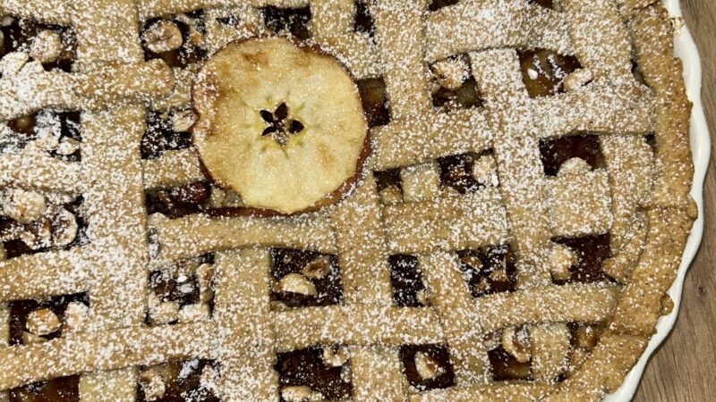 Szarlotka na mące żytniej