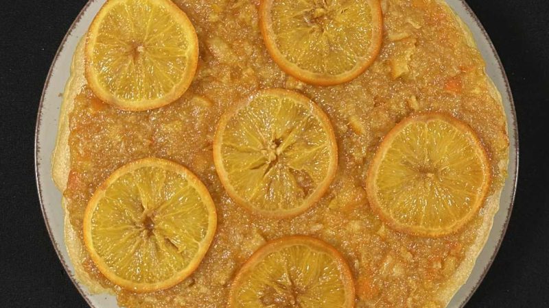 Tofurnik z konfiturą pomarańczową